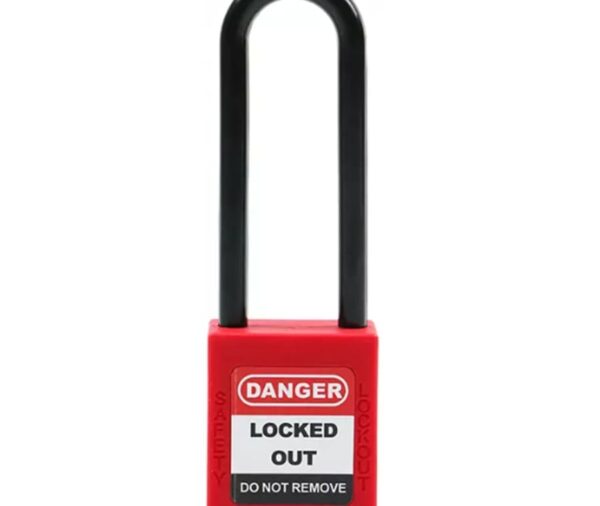 PROLOCKEY Plastic Long Shackle Safety Padlock P76P