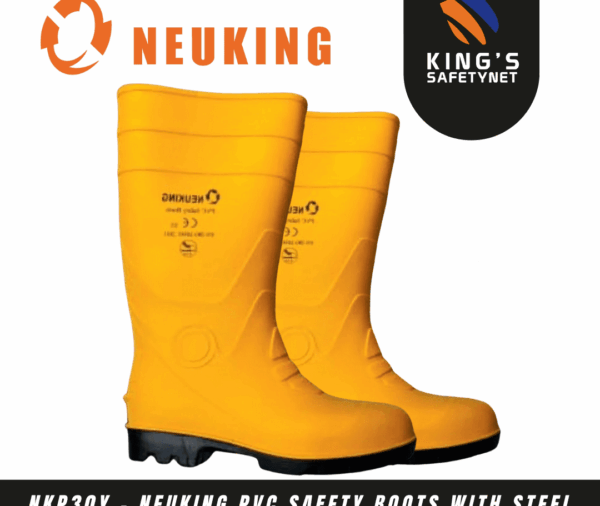 Neuking PVC Safety Boots with Steel Toe Cap and Steel Midsole NKP30Y