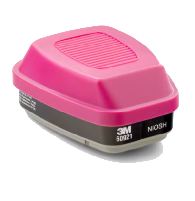 3M™ Organic Vapor Cartridge/Filter 60921, P100