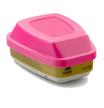 3M™ Multi Gas/Vapor Cartridge/Filter 60926, P100