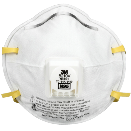 3M™ Particulate Respirator with Valve 8210V, N95