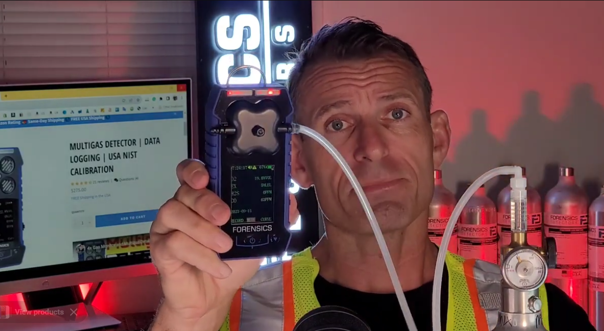 Forensics FD-4S-C – Calibration of Multigas Detector 4S